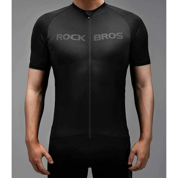 Rockbros Men's Cycling Jersey - Montreal Black Model
