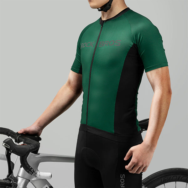 Rockbros Men's Cycling Jersey - Montreal Green Model